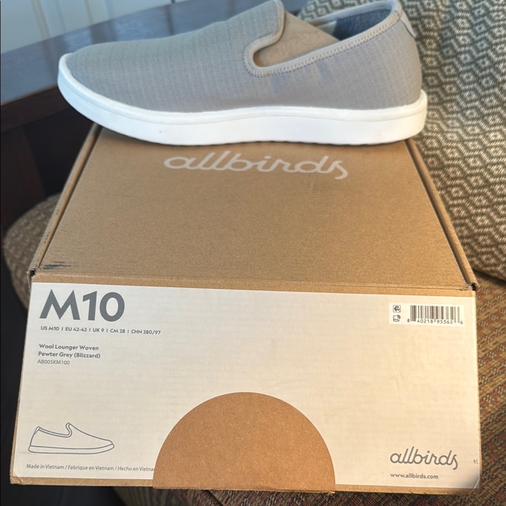 Allbirds Men's Gray Slip-On Shoes